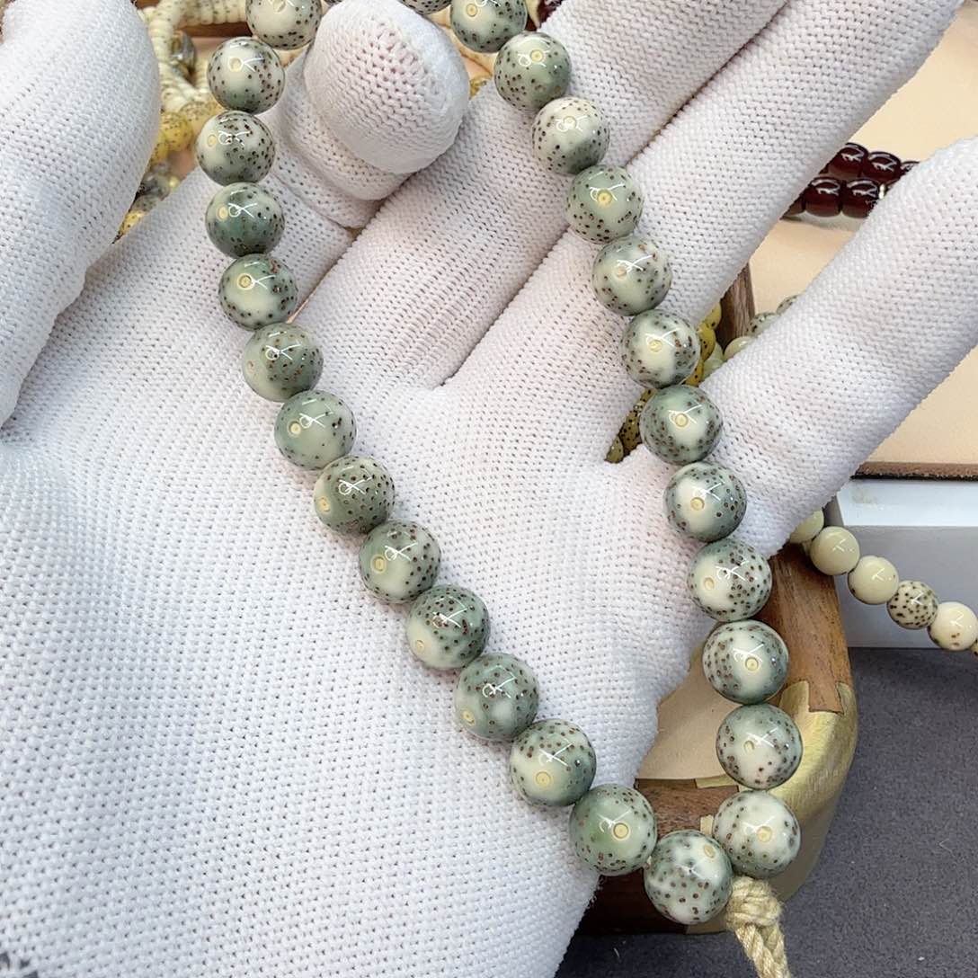 星月菩提手串9左右尺寸圆珠175号