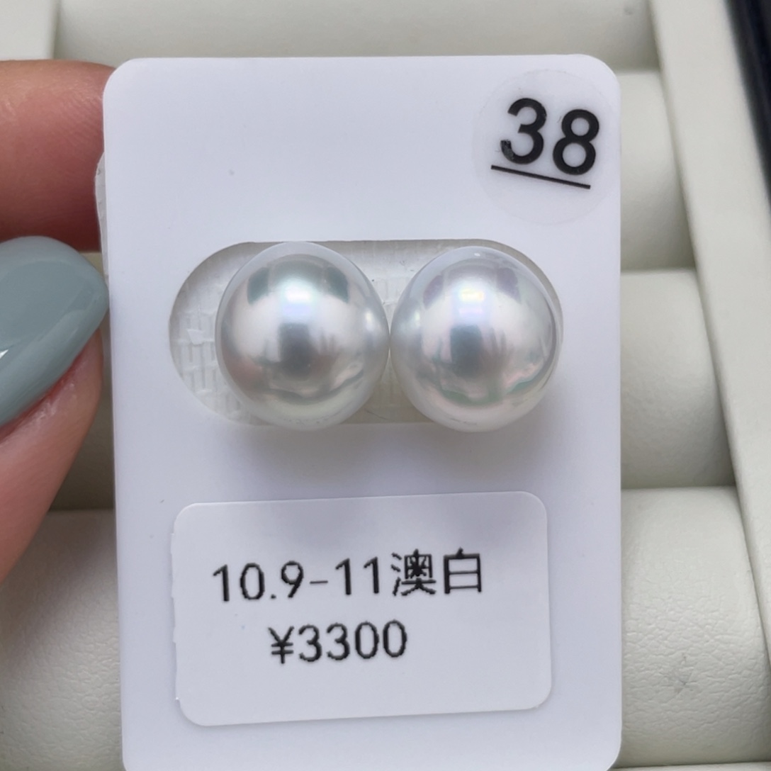 海水珍珠耳饰未镶嵌