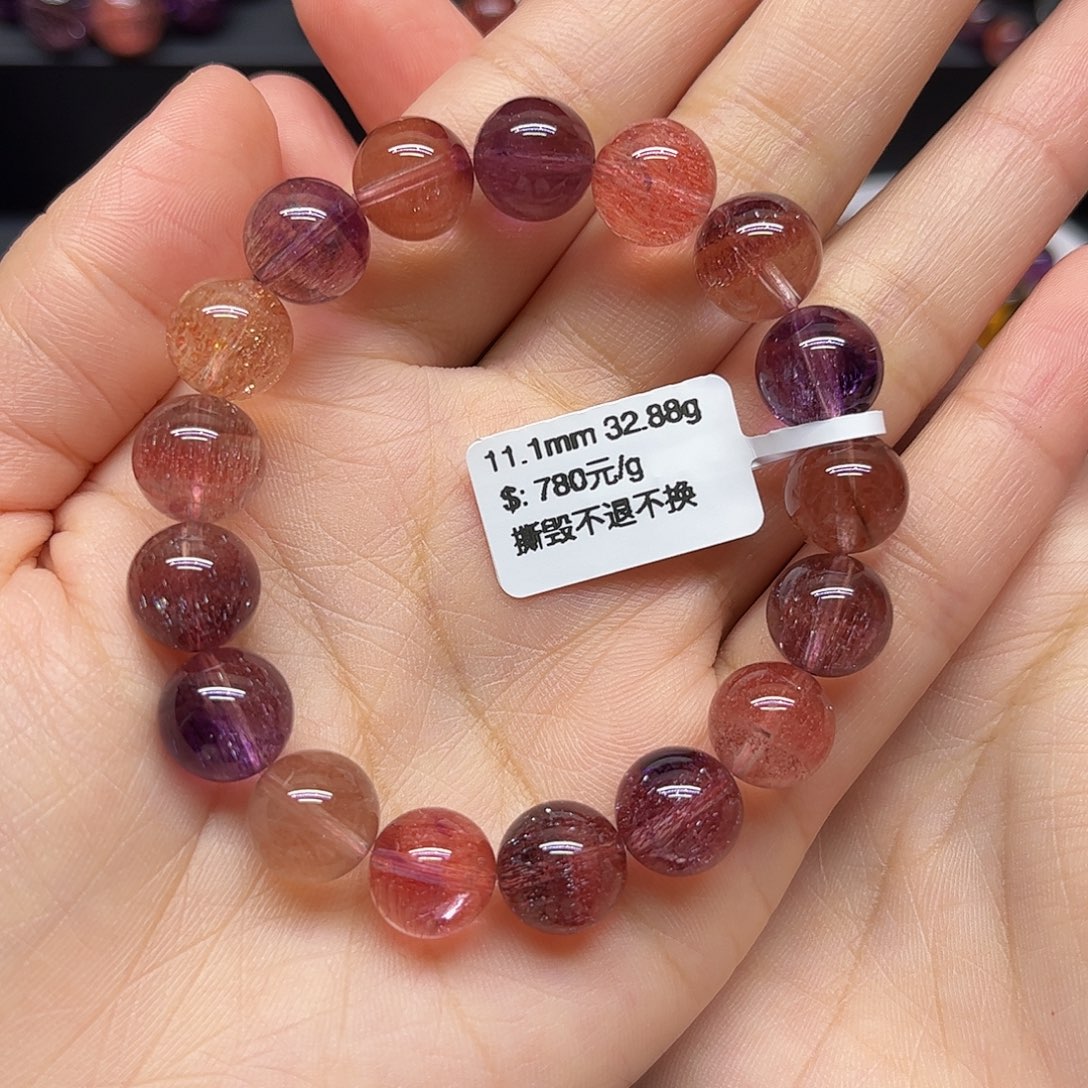 水晶未镶嵌手链手链
