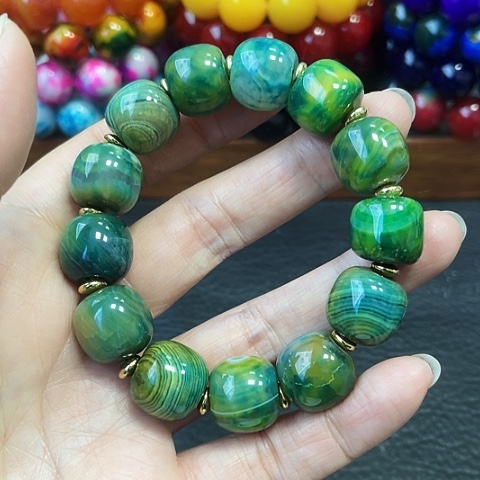 玛瑙未镶嵌手饰青龙药王石15