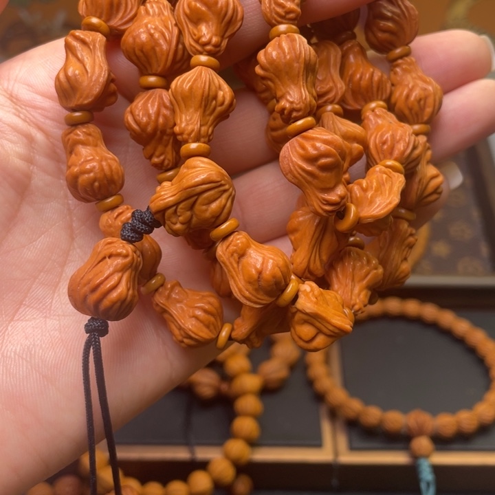 桃核手串龙纹涛哥