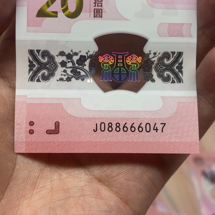 蛇钞中间豹裸钞单张088666047