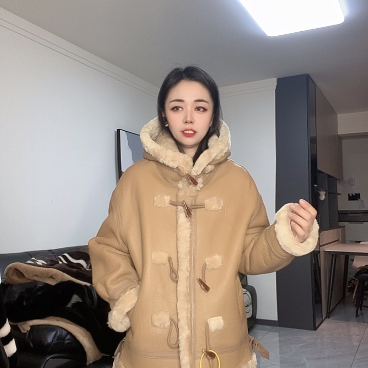 绵羊皮美丽奴皮毛一体XL140斤内