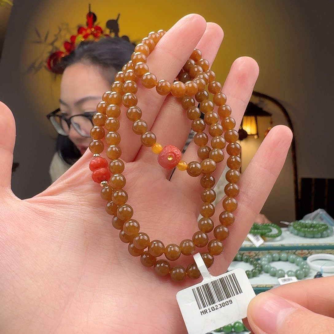 和田玉手串未镶嵌