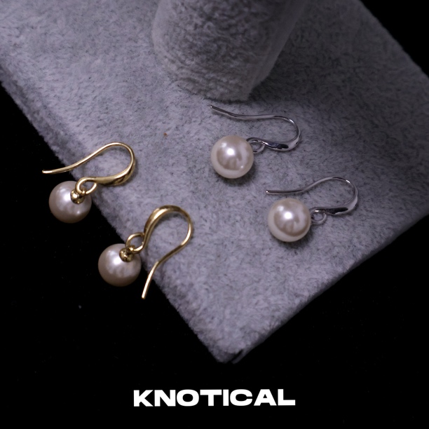 KNOTICAL｜珍珠耳坠 气质法式经典复古百搭ins