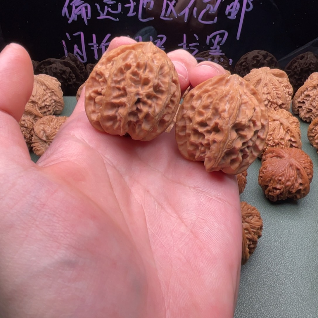 把件核桃38全品原装无药苹果园