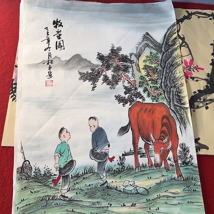 国画一二三四三二