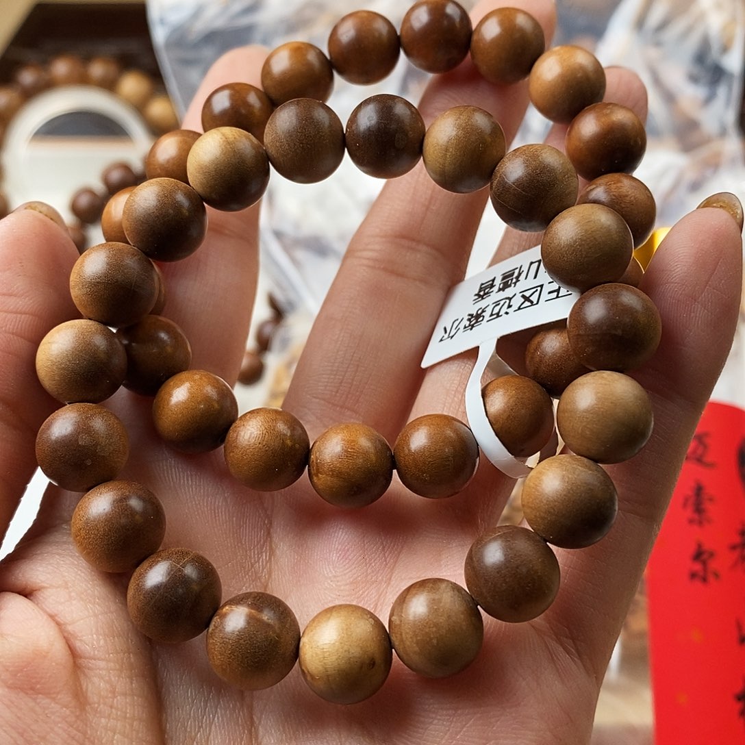 檀香木无事牌1.0全沉水百年留疤