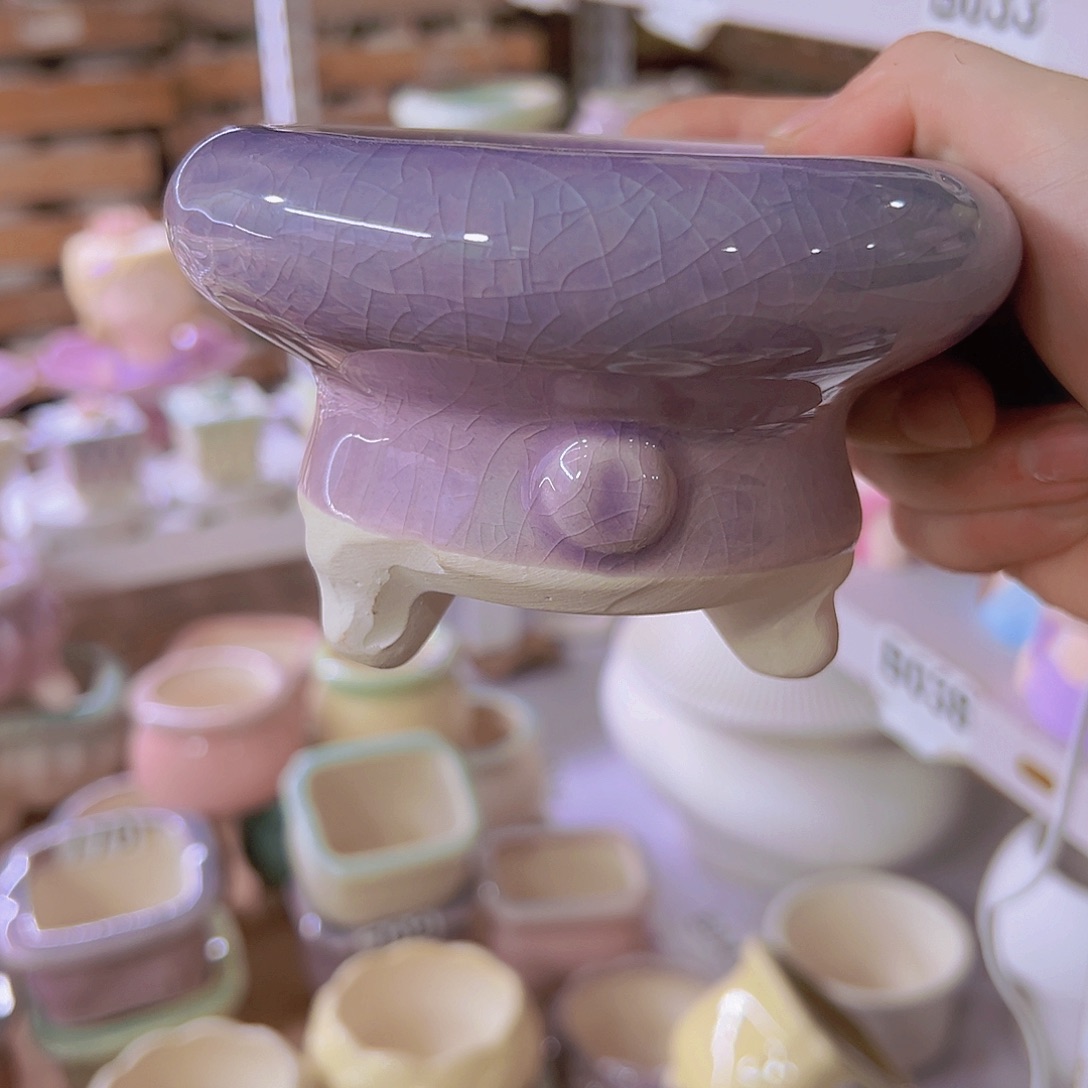 陶瓷花盆当场满12包邮