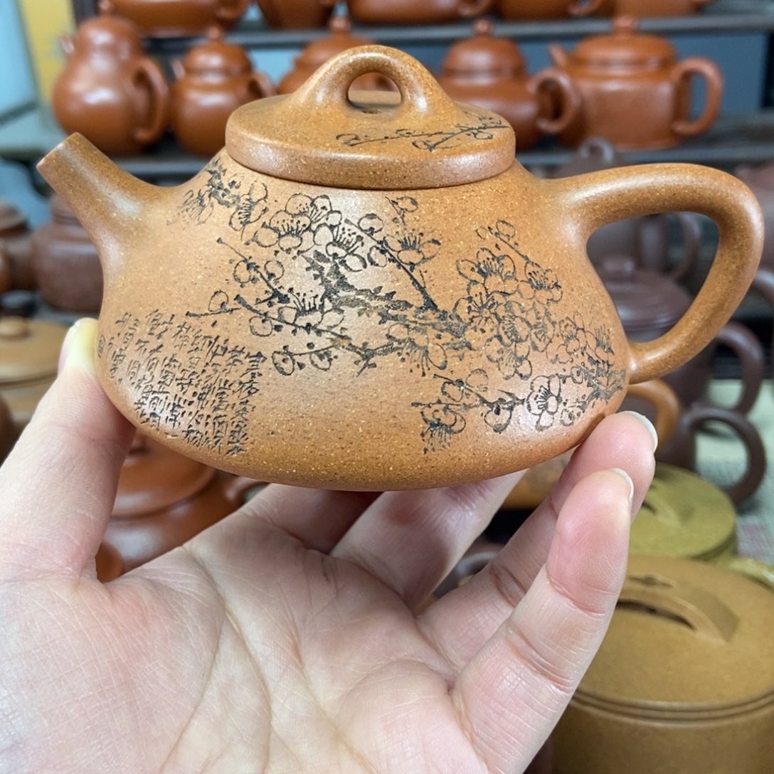 紫砂茶壶禾****烤全手工制作工艺流程原料