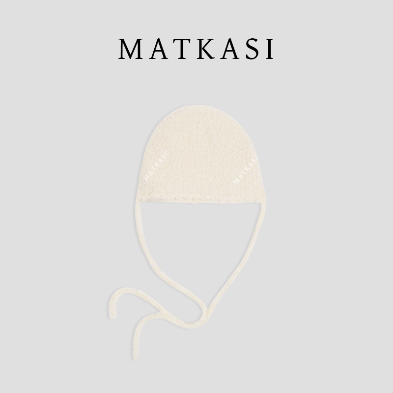 MATKASI 时尚设计师款日常通勤出街百搭羊毛包头帽