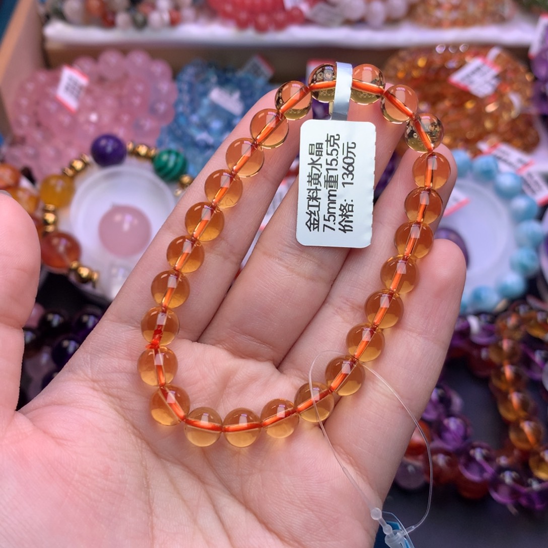 水晶未镶嵌手链手链