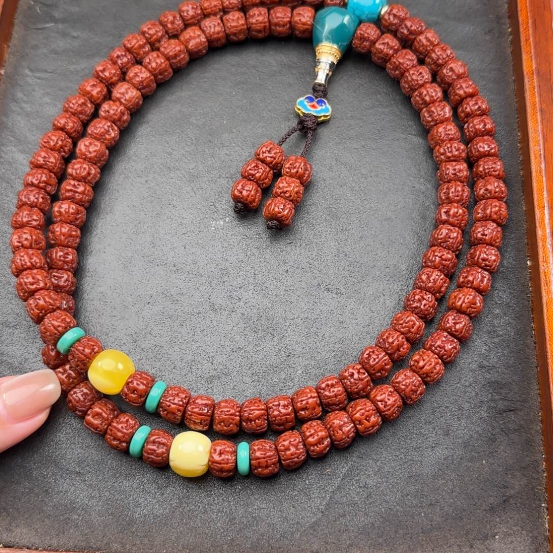 金刚菩提吊坠盘龙