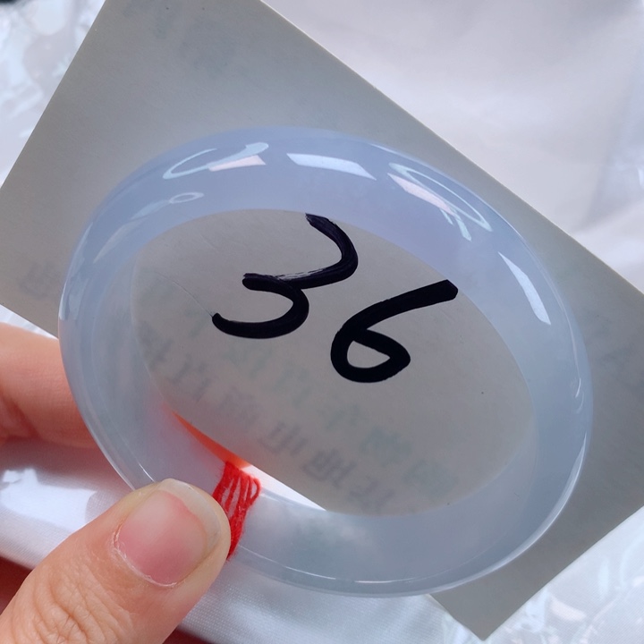 翡翠手镯（贵妃镯）未镶嵌冰紫