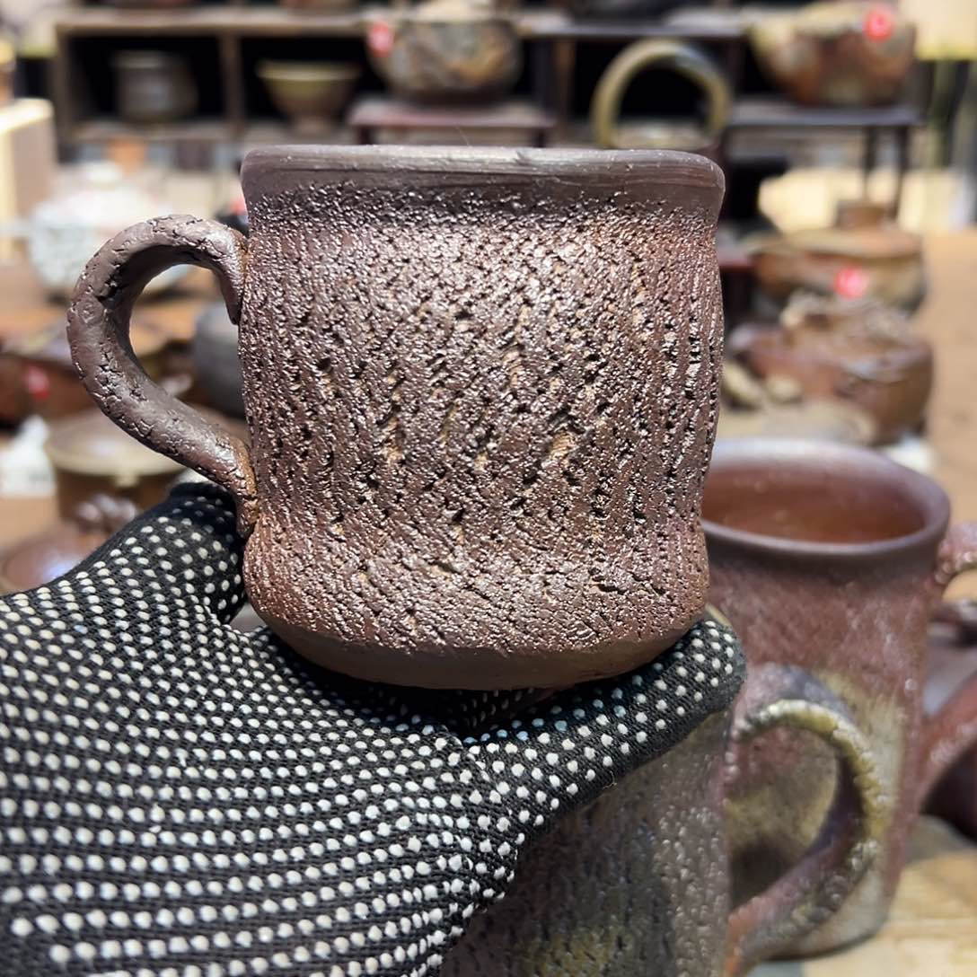 小*鱼备前马克杯一个好看