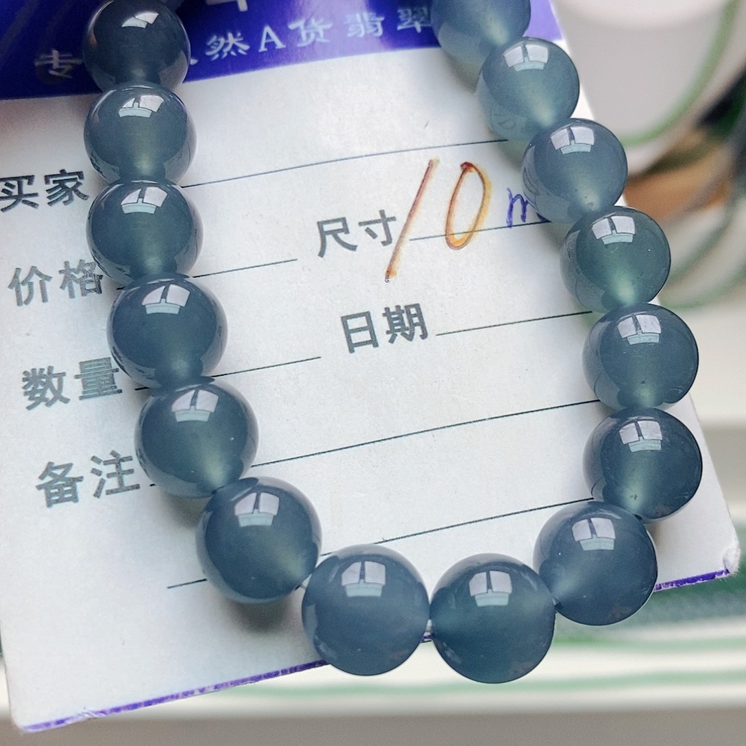 未镶嵌手串翡翠翡翠