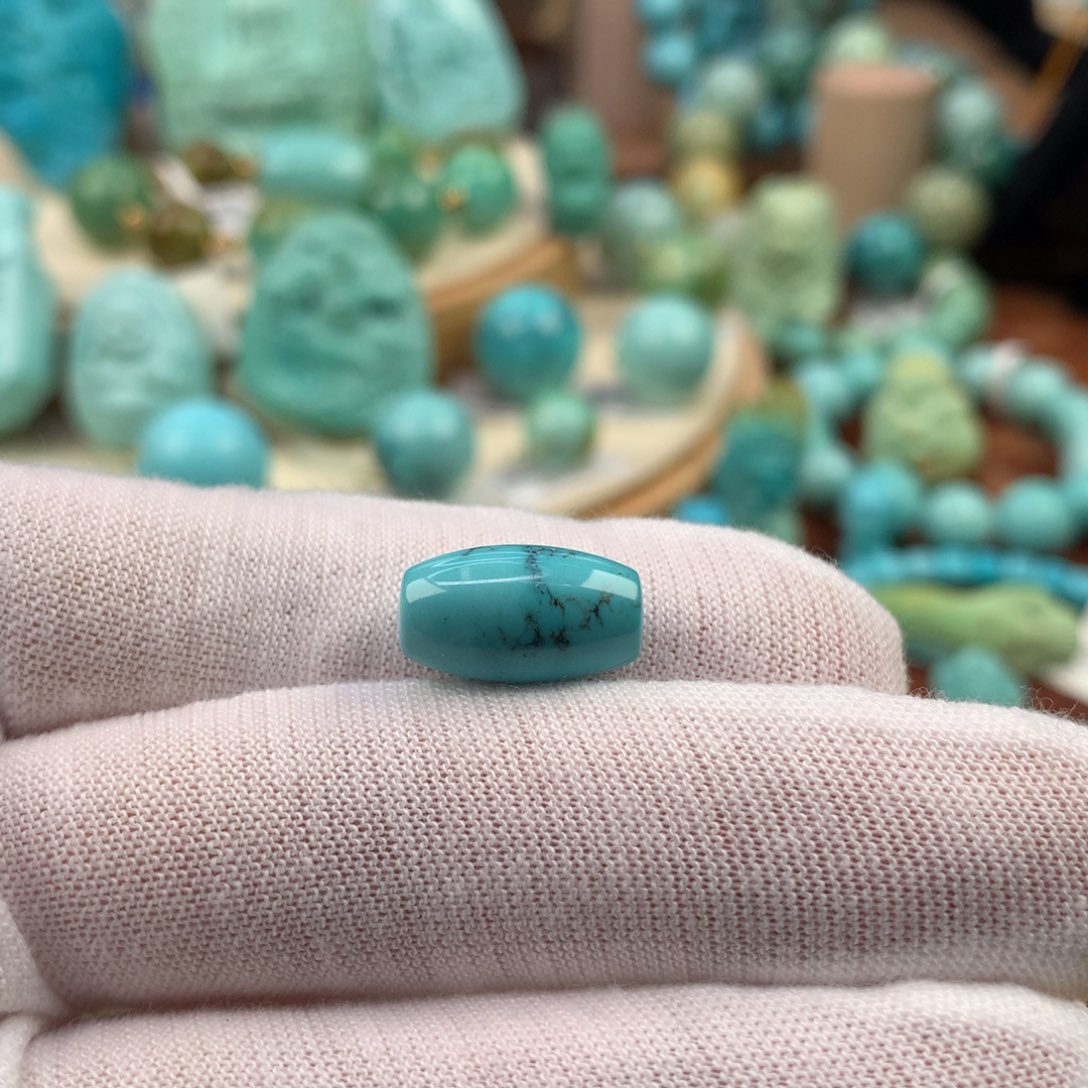 绿松石未镶嵌珠宝奇石8.3mm