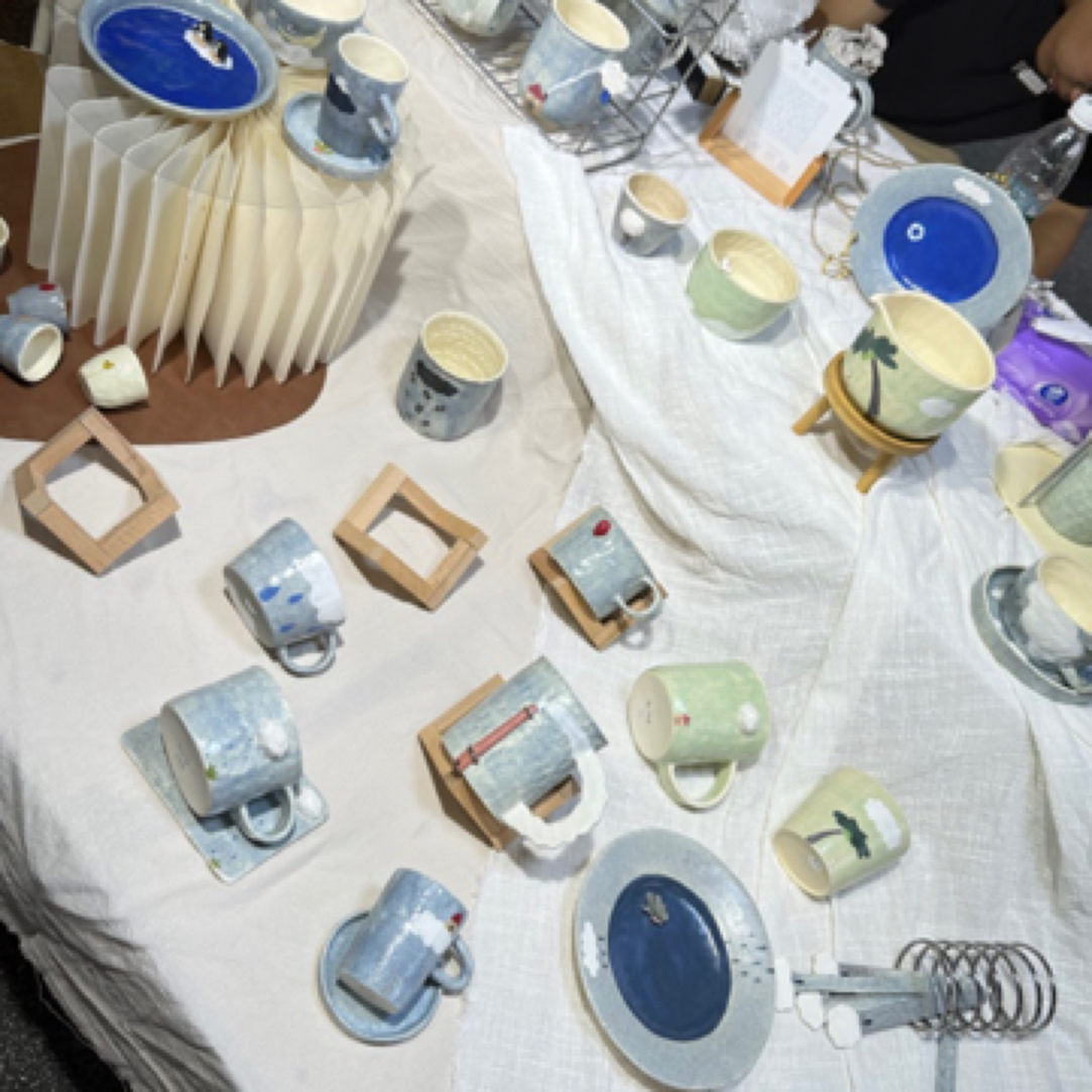 陶瓷手工手捏杯子