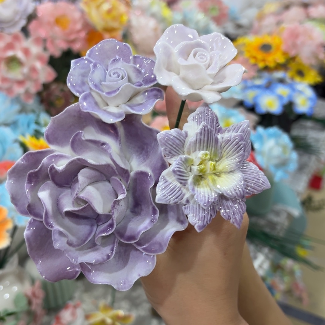 陶瓷花拍满20元发货请勿随意退款