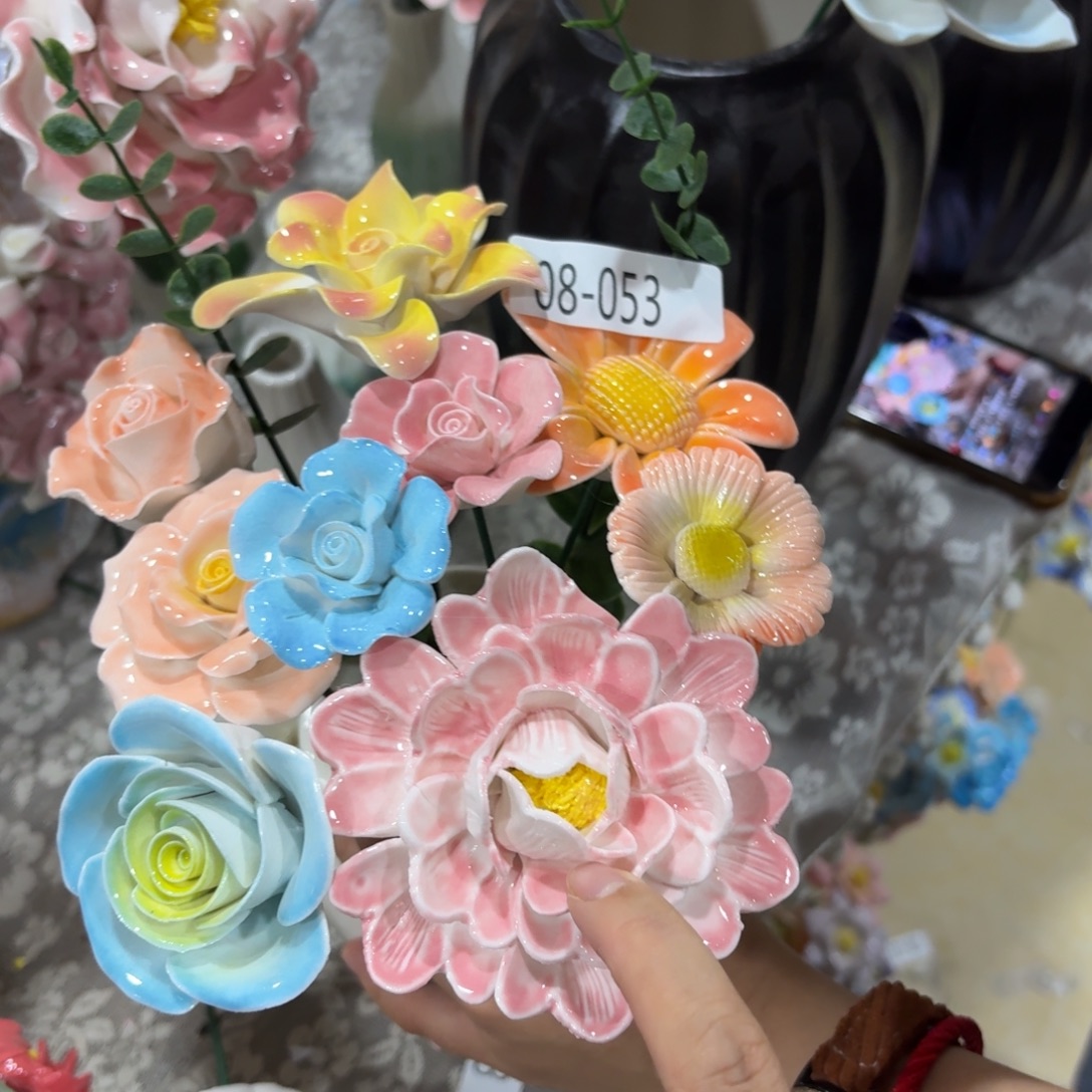 陶瓷花，20元发货， 退款拉黑853