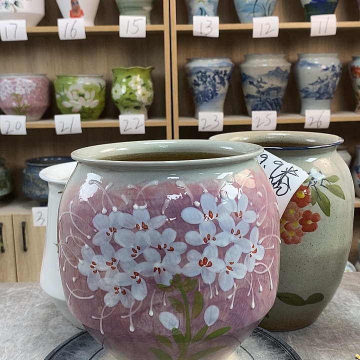 缸13zp景德镇陶瓷花盆