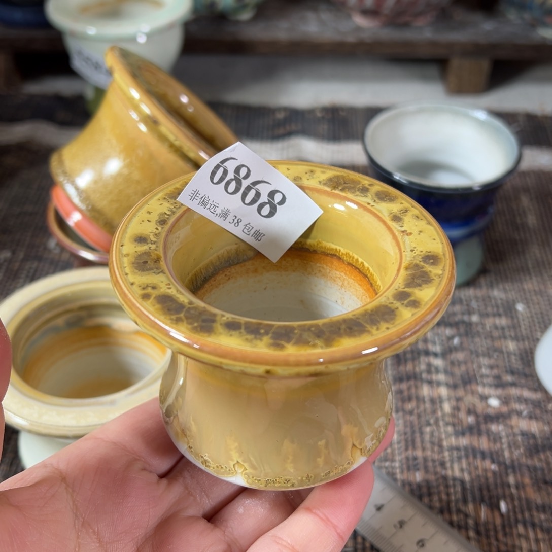 陶瓷景德镇手工花盆