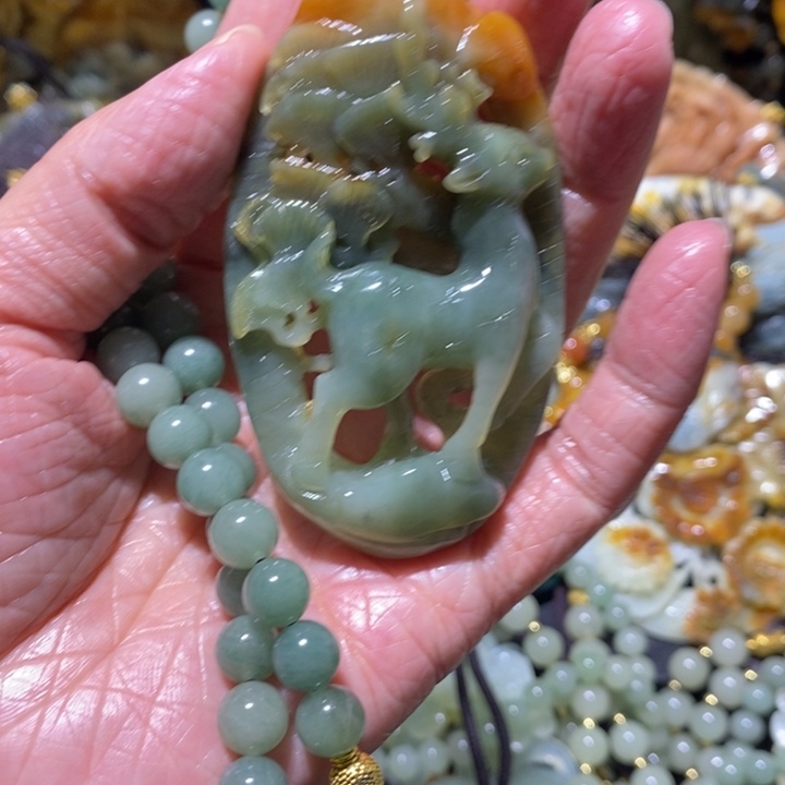 岫玉岫玉吊坠未镶嵌