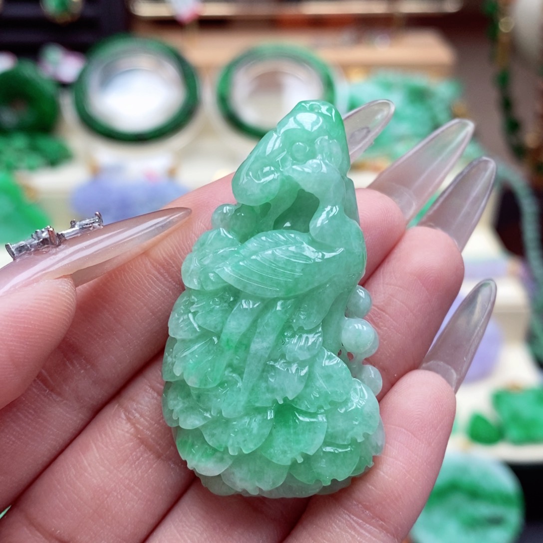 颈饰未镶嵌翡翠翡翠吊坠