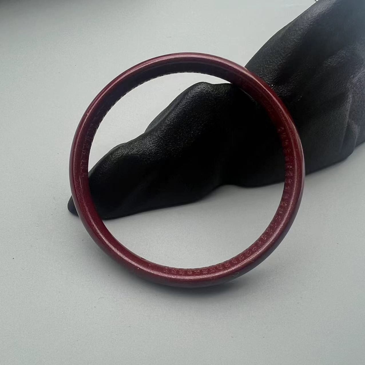 含辰砂工艺品ZC441-紫色圈口58至64内心经手镯