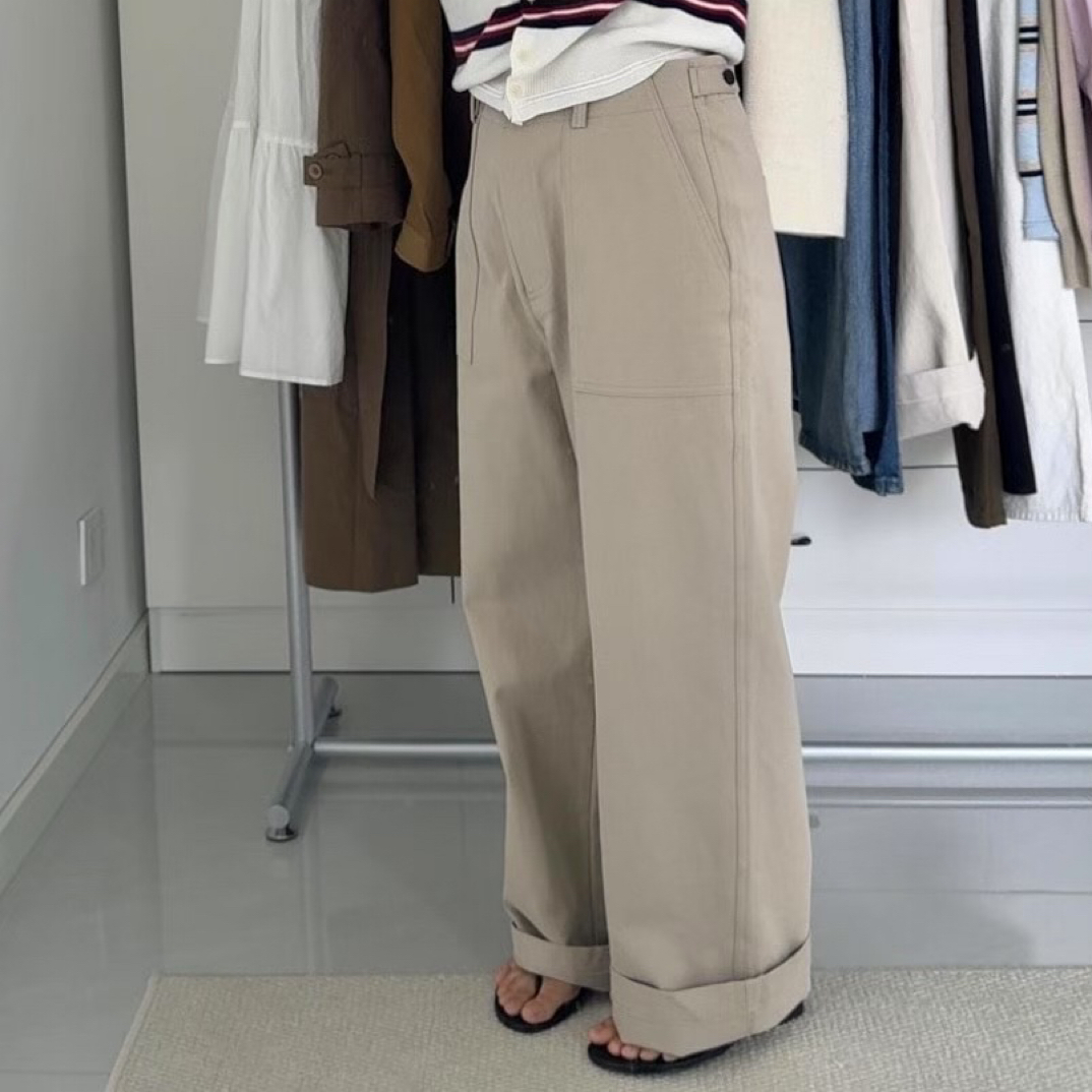 休闲直筒显瘦百搭长裤女东大门正品（不退不换）