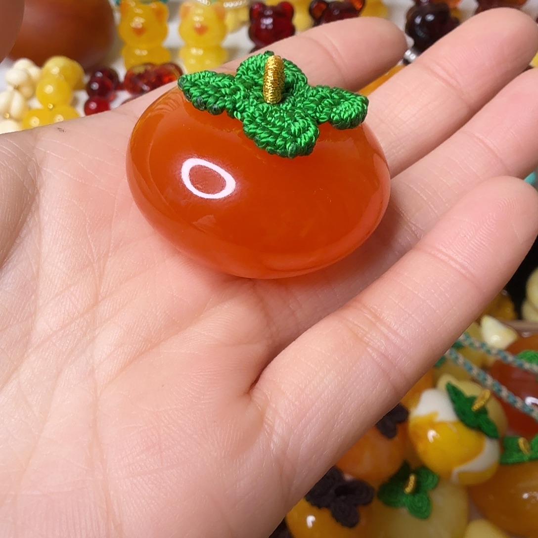 吃***圆非金属中号柿子事事如意