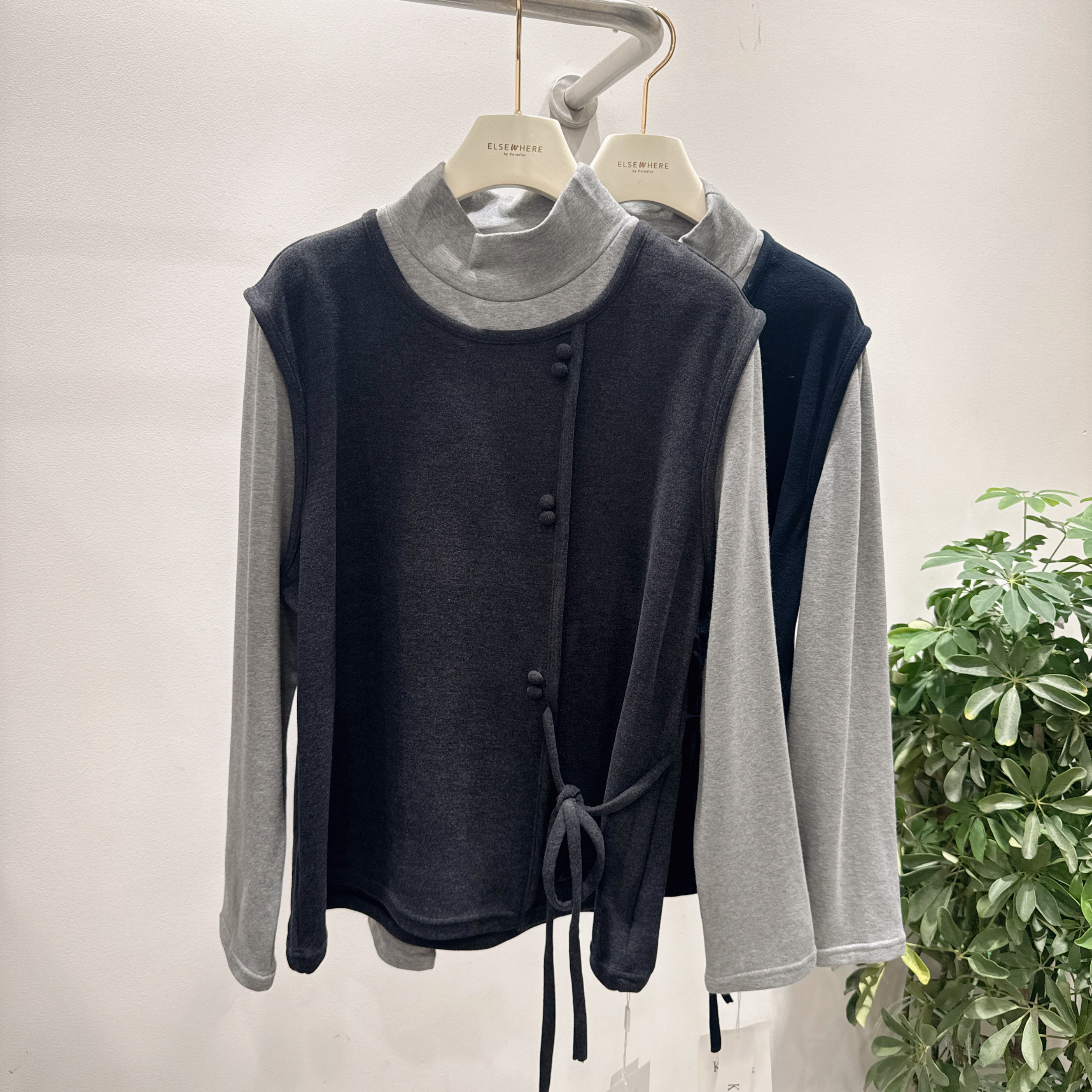 胖mm大码澳绒半高领拼打底衫