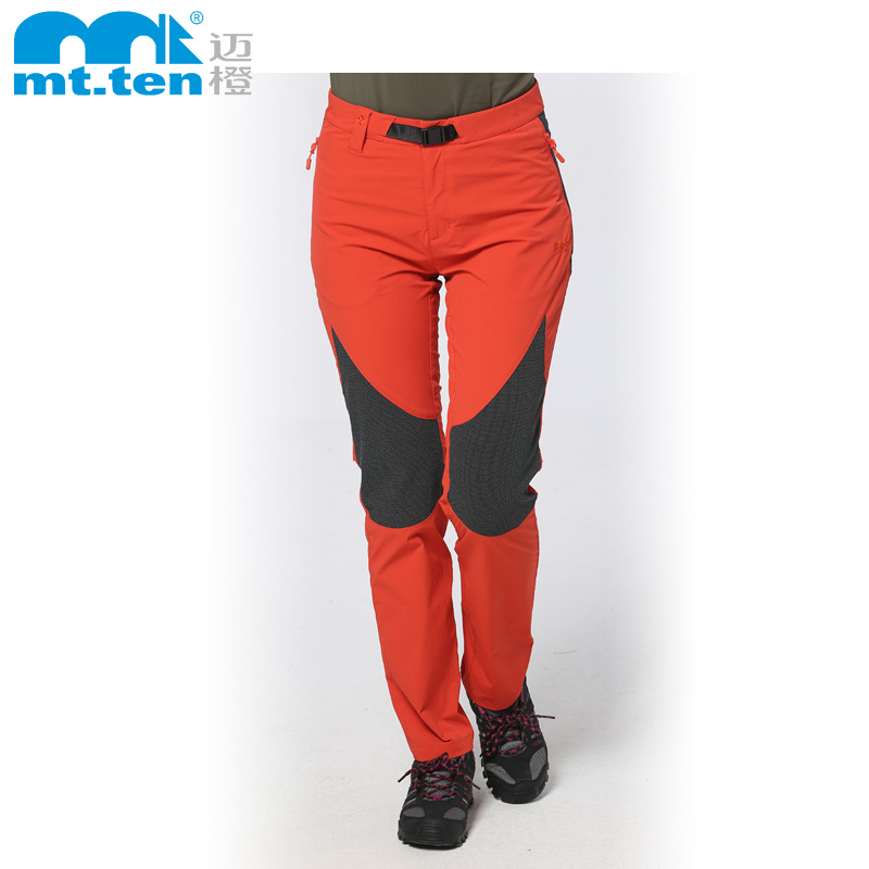 迈橙户外 突击队耐磨速干徒步裤 快干女士长裤 男款弹力裤
