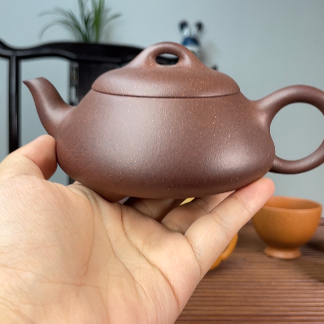 茶壶紫泥普工汉唐石瓢240cc
