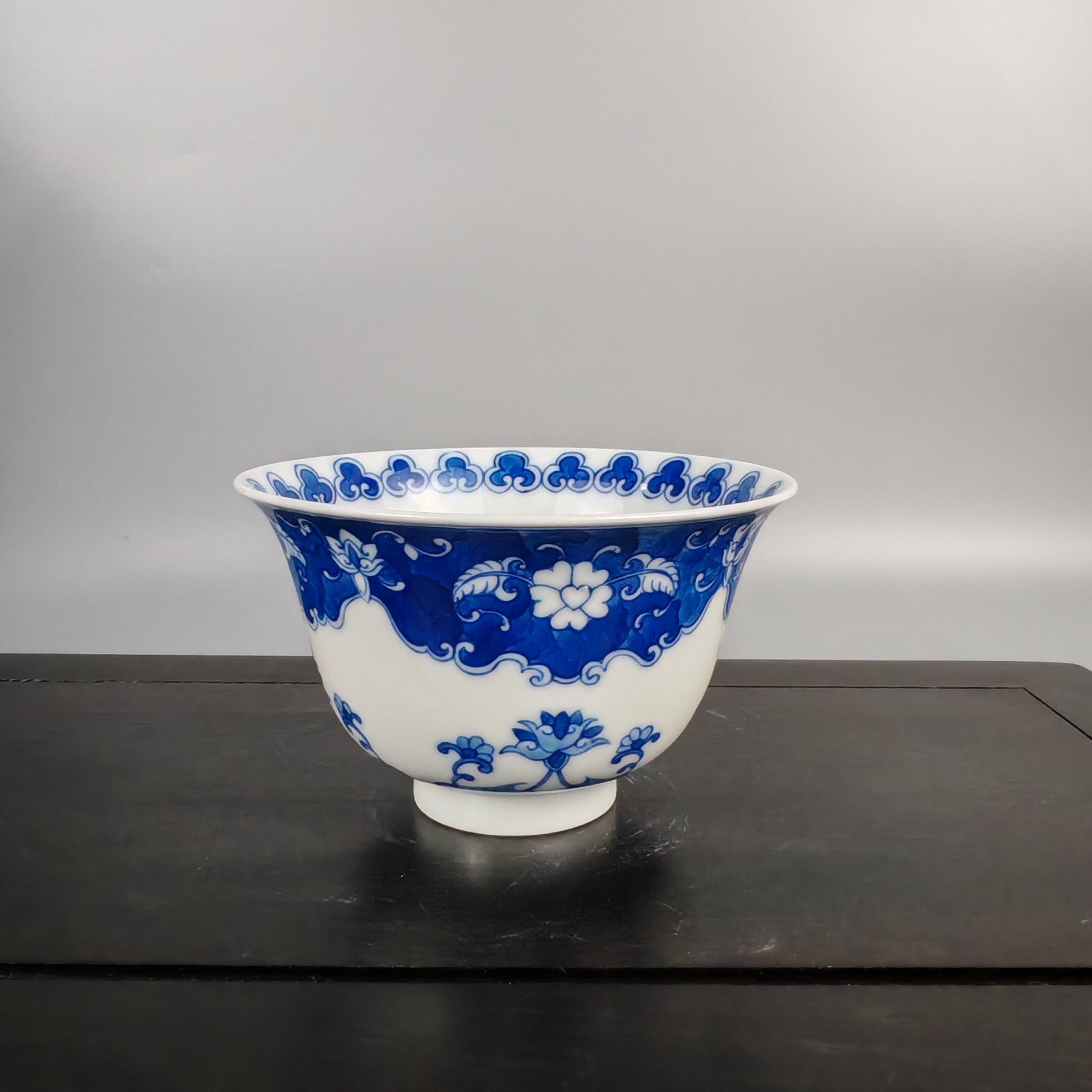 景德镇陶瓷茶器青花瓷纯手绘主人杯客杯