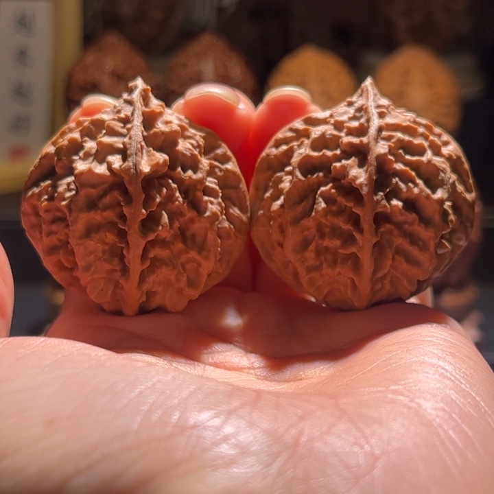 文玩核桃吊坠龙纹灯笼31