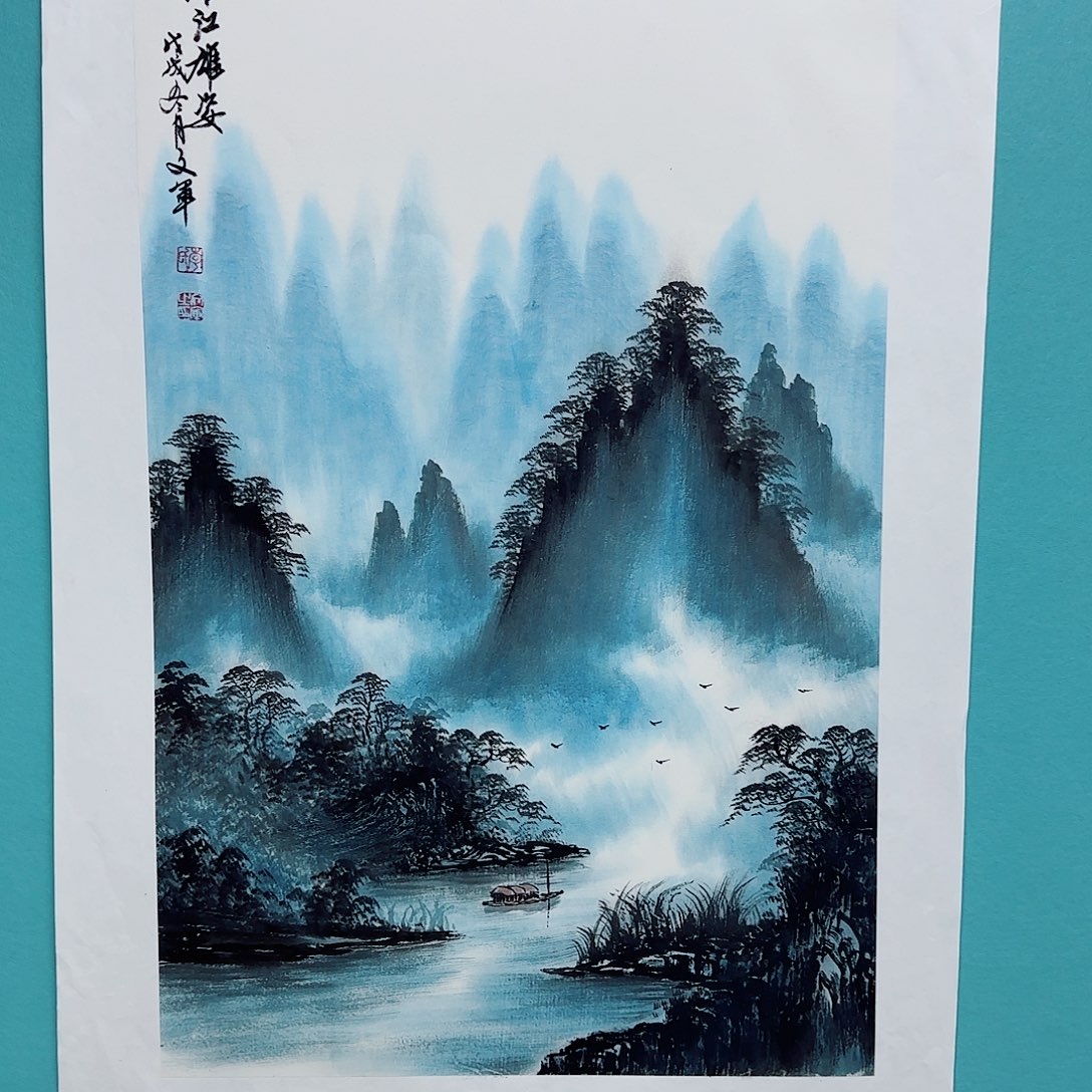 国画李文军教授作品