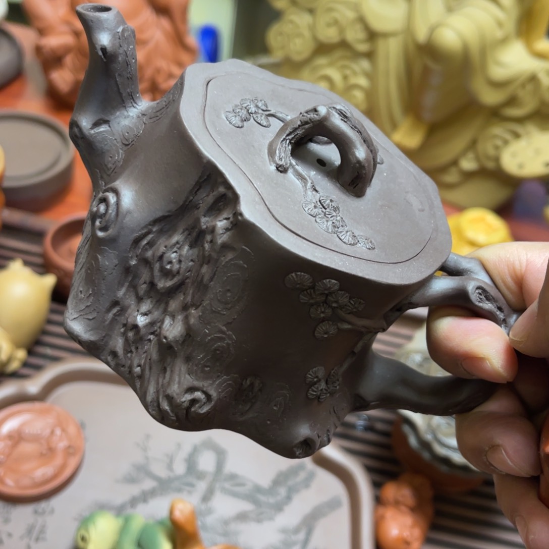 紫砂茶宠钟*紫砂茶宠