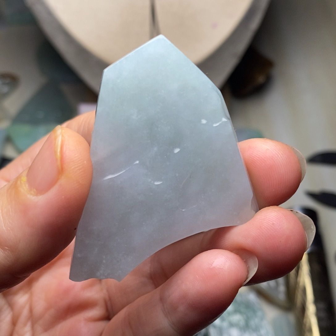 翡翠未镶嵌挂件天然