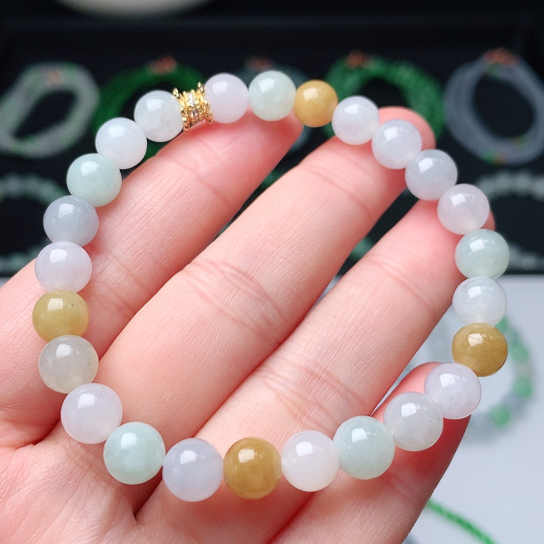 翡翠手链未镶嵌翡翠