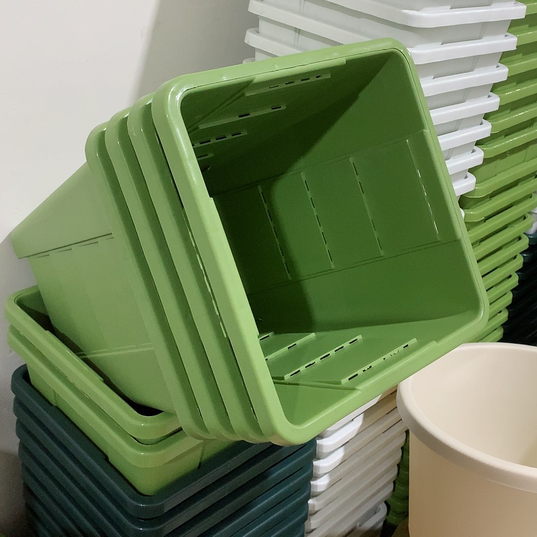 树脂方口26果绿4个无托