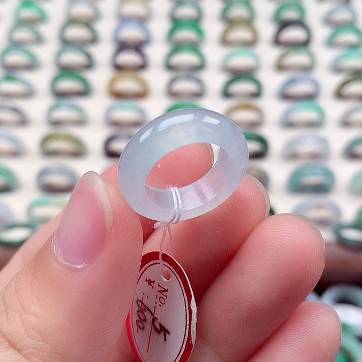 翡翠戒指未镶嵌5号