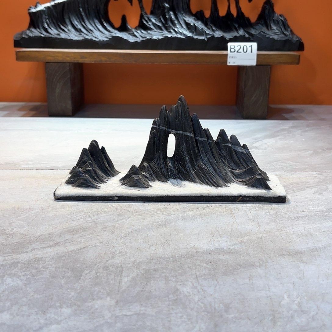 摆件云****人灵璧石奇石摆件 