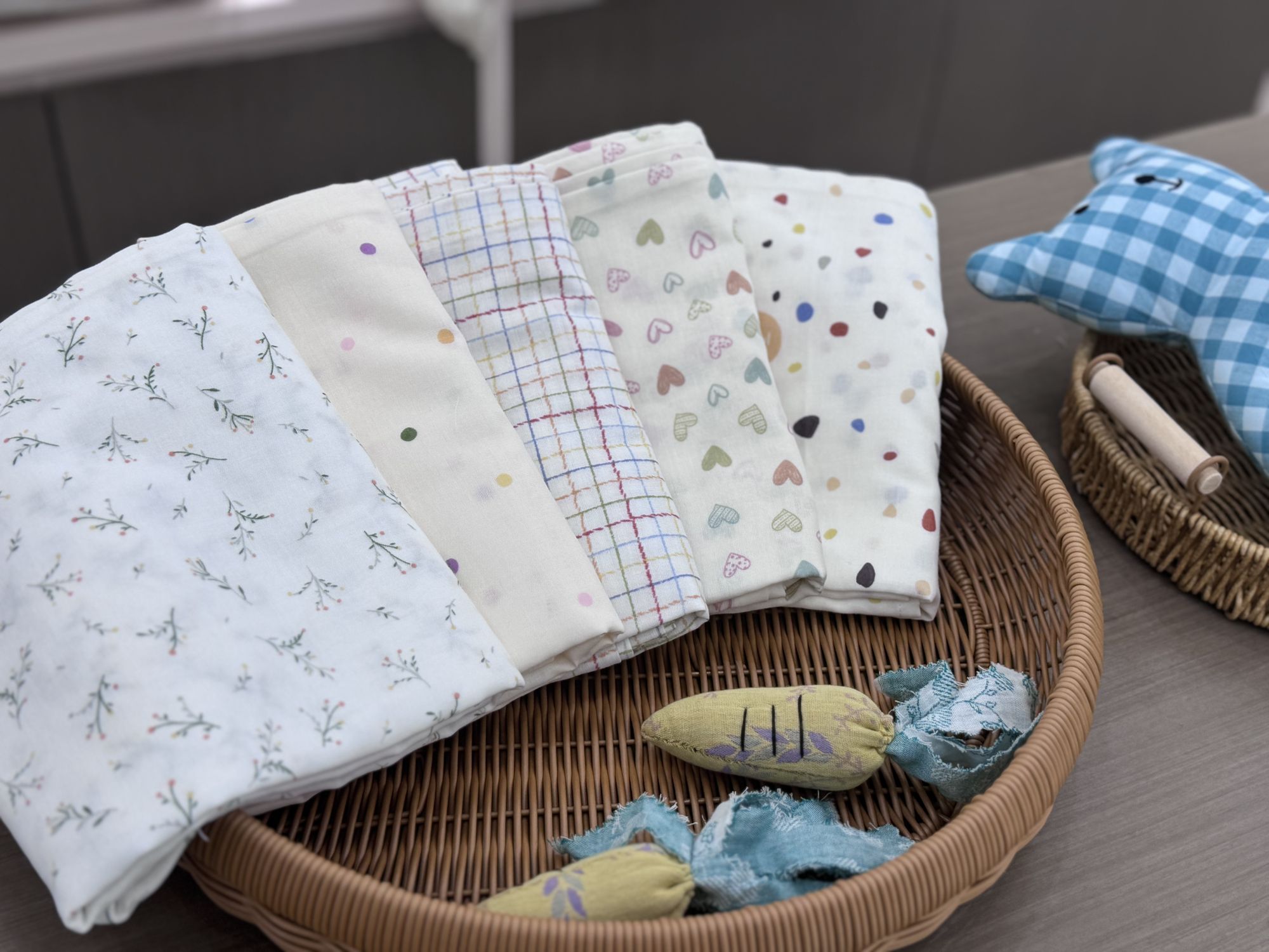 100%全棉双层纱  梦幻梨王子  魔法兔  俏皮小象 同款 床单+ 枕套