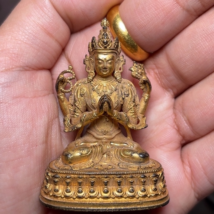 玻璃颈饰藏传喜马拉雅