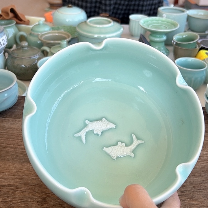 小米茶器龙泉青瓷