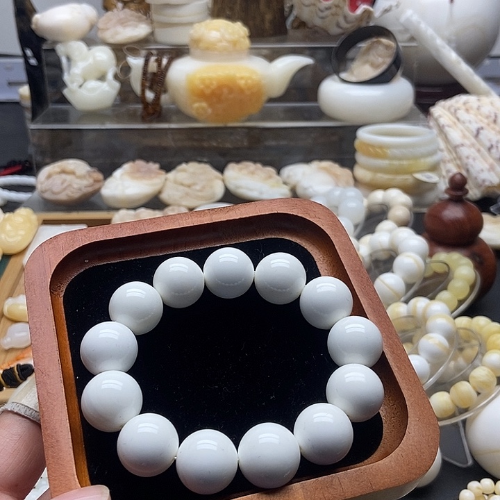 非金属贝壳全白通货1.8单圈