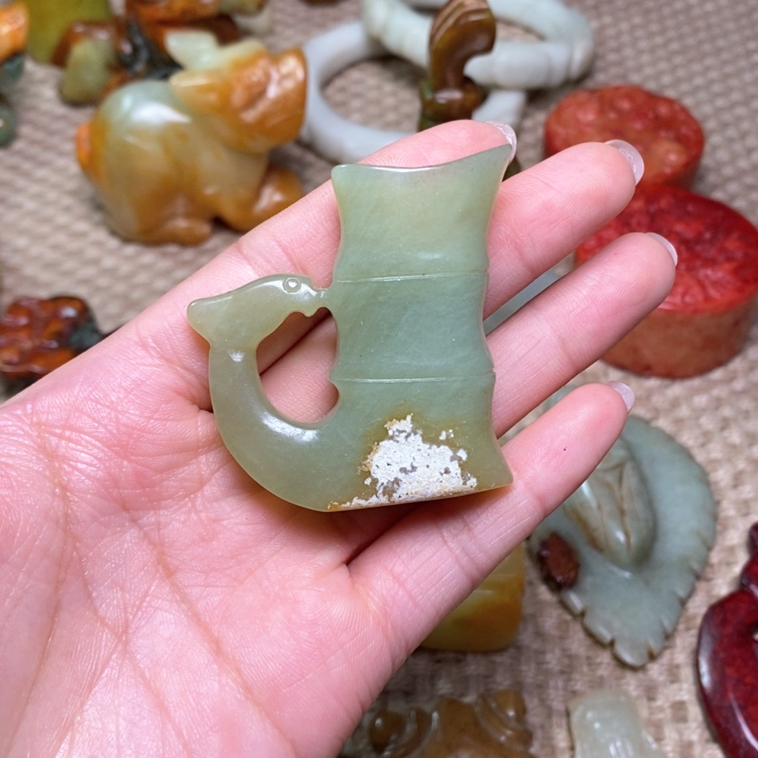 白玉菩提吊坠白玉菩提白玉菩提摆件