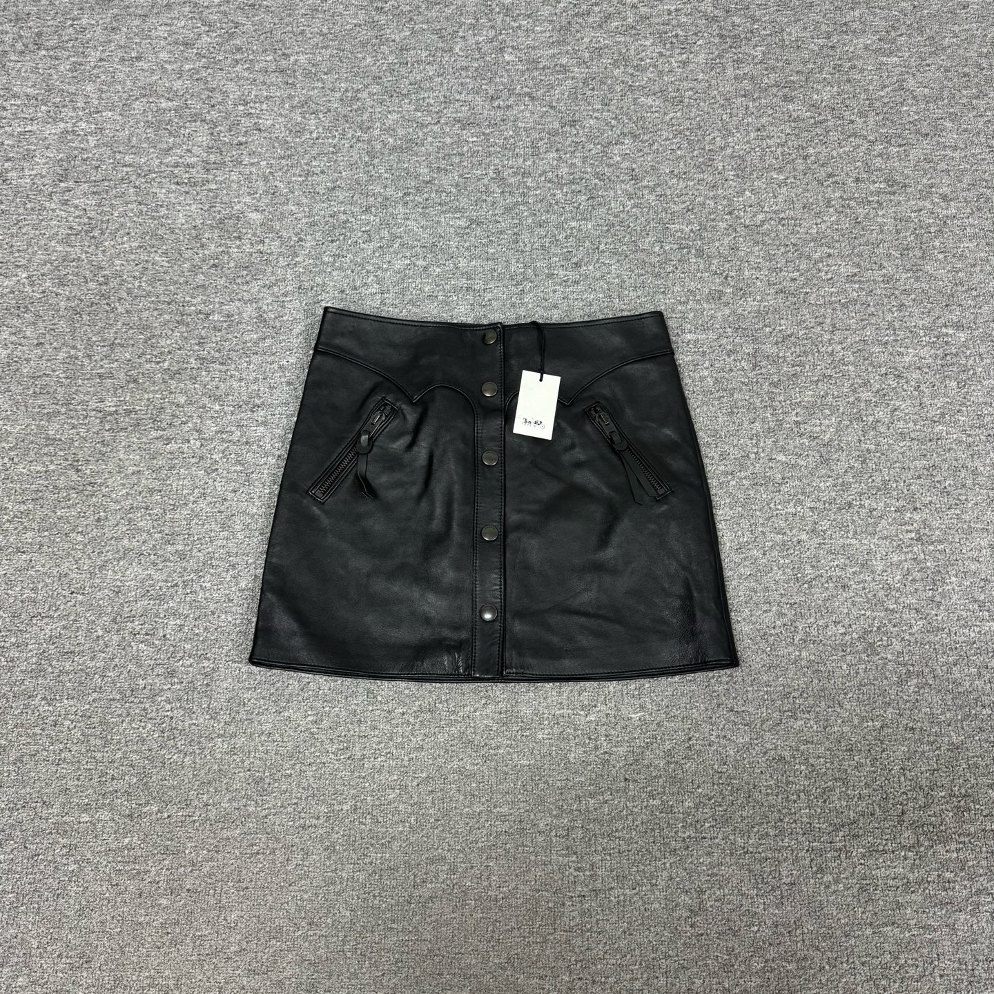 99新 AMIPARIS coach 羊皮半身裙