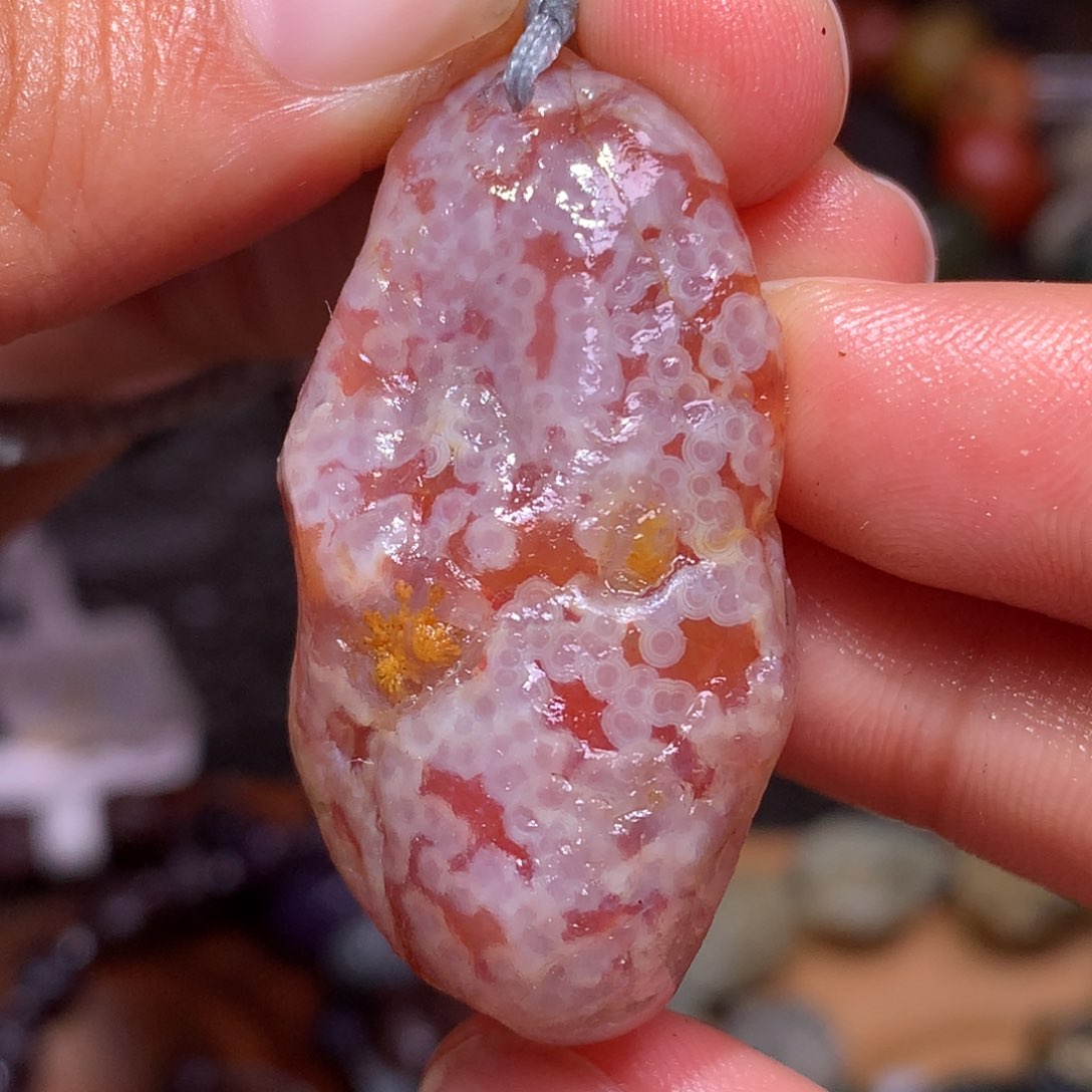 未镶嵌玛瑙/玉髓珠宝半成品